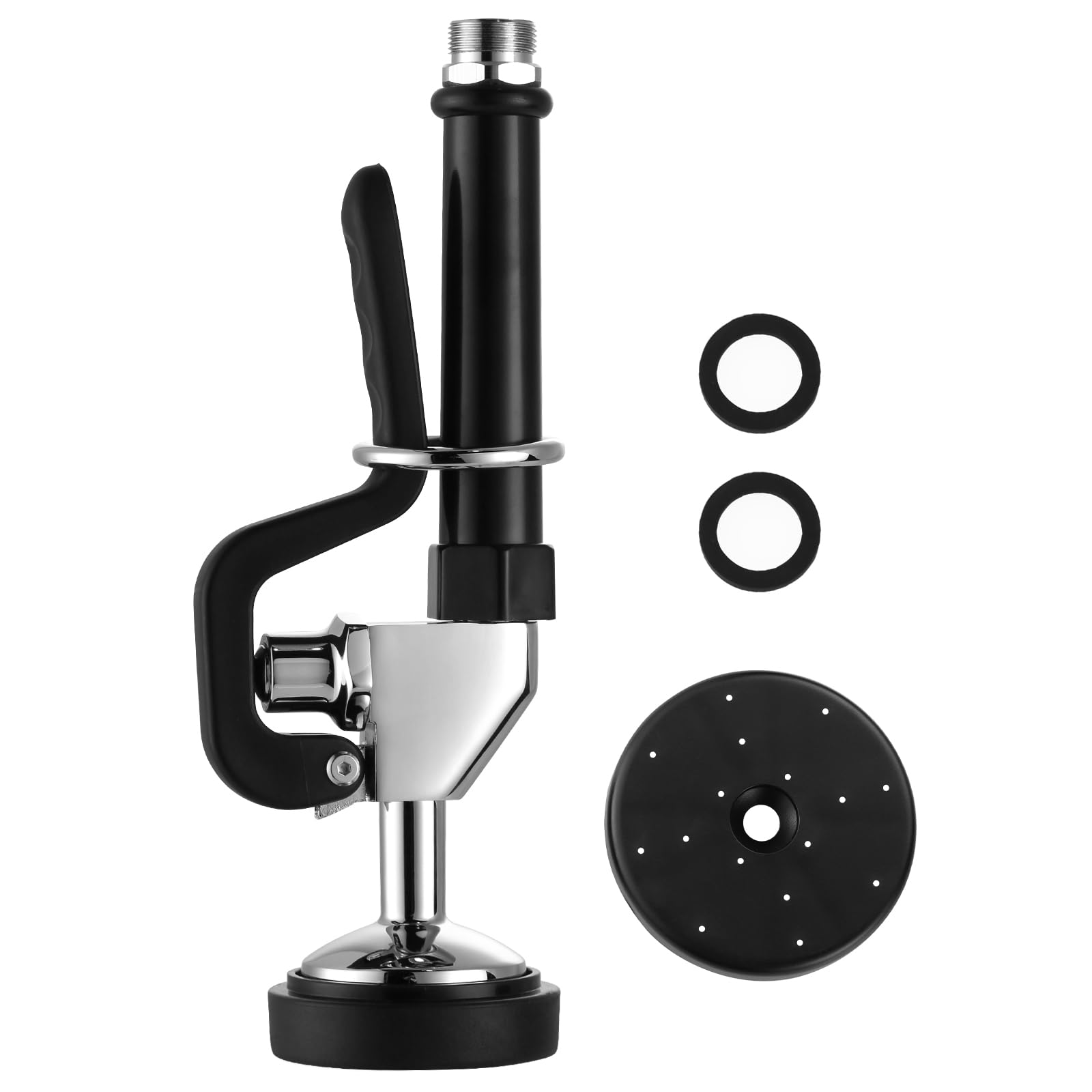 Diangel Scalp Lift ブラック iVIGA Commercial Sink Sprayer Head: 7/8